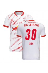 RB Leipzig Benjamin Sesko #30 Jalkapallovaatteet Kotipaita 2024-25 Lyhythihainen